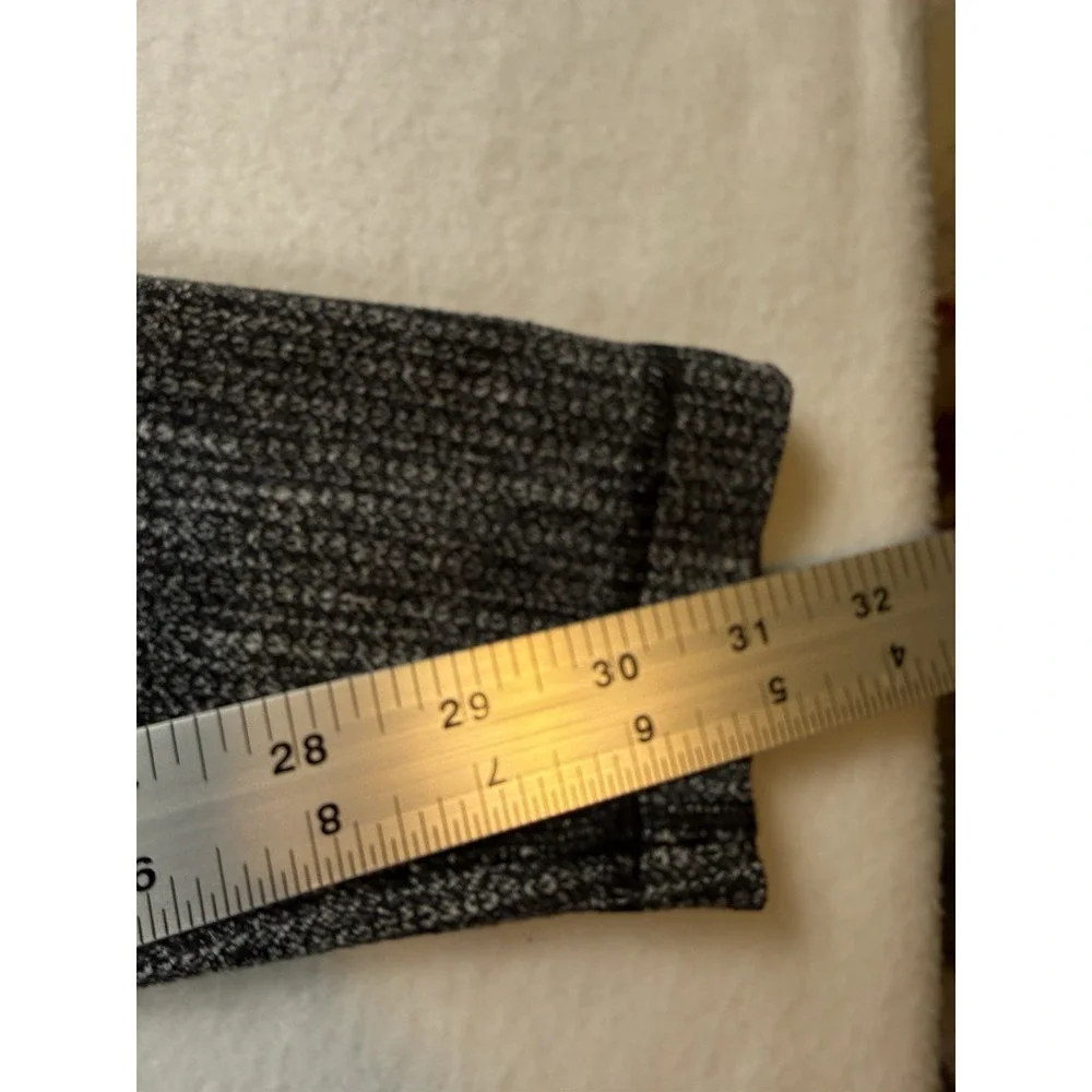 Lululemon Wunder Under Pant Coco Pique Black & White Full Length Size 6